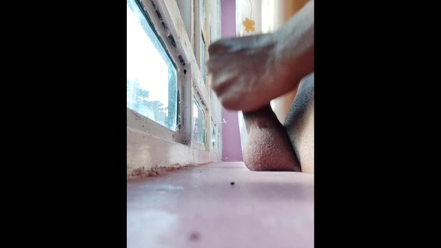 Masturbating at the..