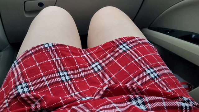 Sexy Petite in Short Skirt..