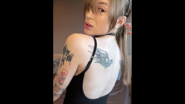 Beautiful bitch in lingerie..
