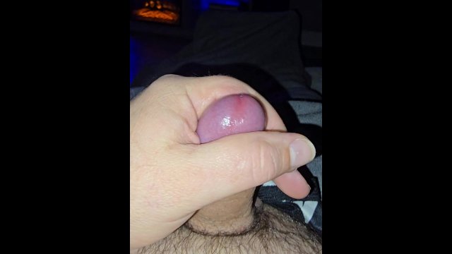 Relaxing stroking before bed