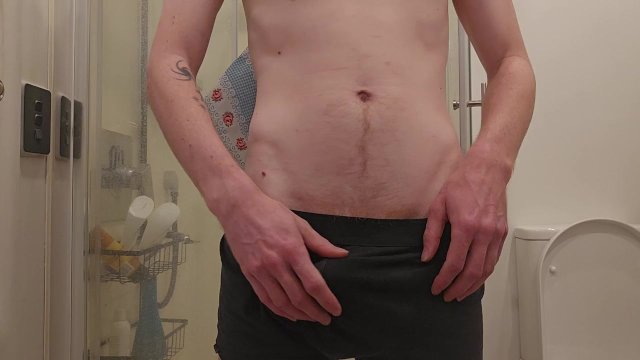 I Rub my Cock on The Outside..