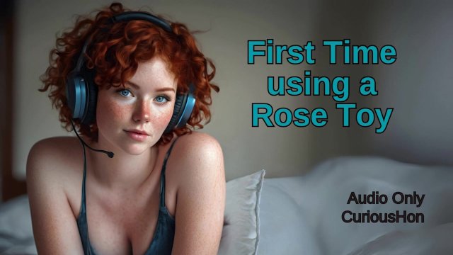 Cute Redhead Cums with a Toy..