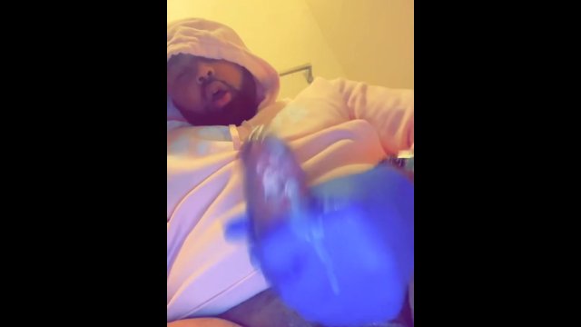 Milking my big dick with My..