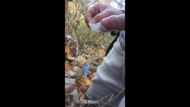I found strange used condoms..