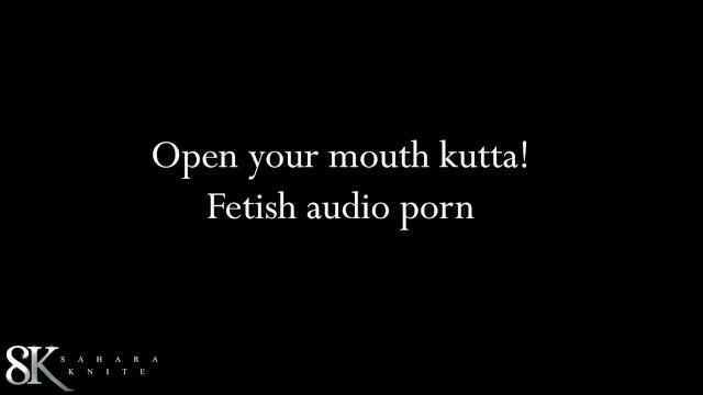 Open your mouth Bitch