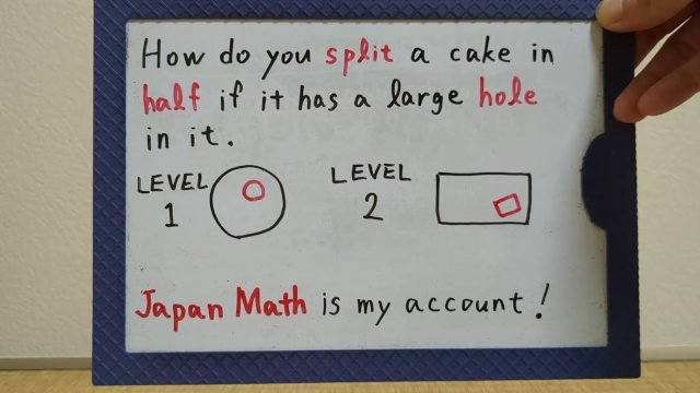 How do you split a cake in..