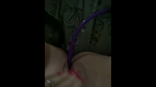 Inflatable toy orgasm in wet..