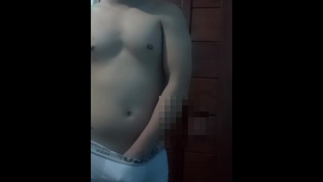 Horny Asian Boy Playing His..