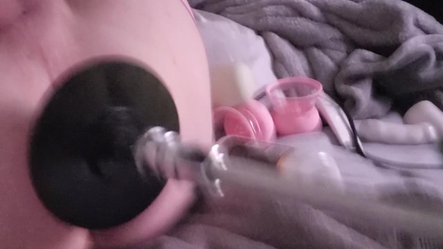 Sissy taking a Huge Colorful..