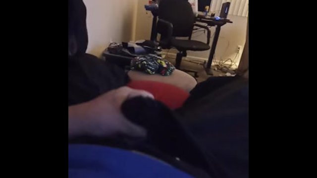 Stroking my dick( I'm so..