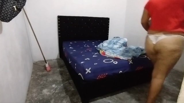 I love cleaning the room..