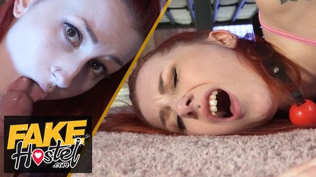Fake Hostel - teen is wet..