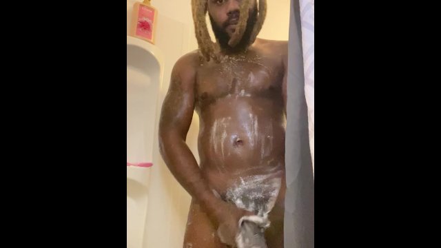 Caught jerking off in shower..