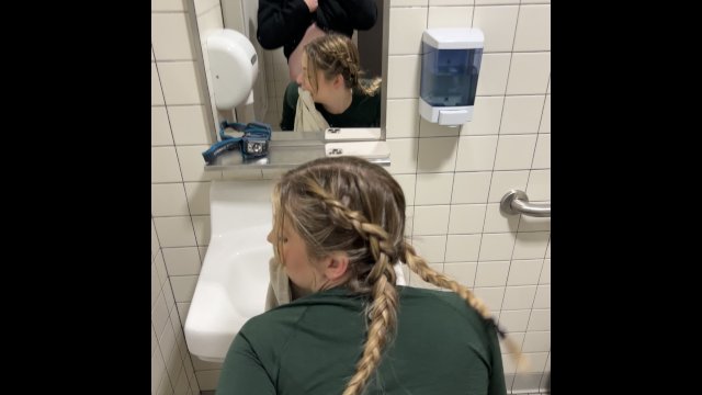 Blonde slut gets railed in..