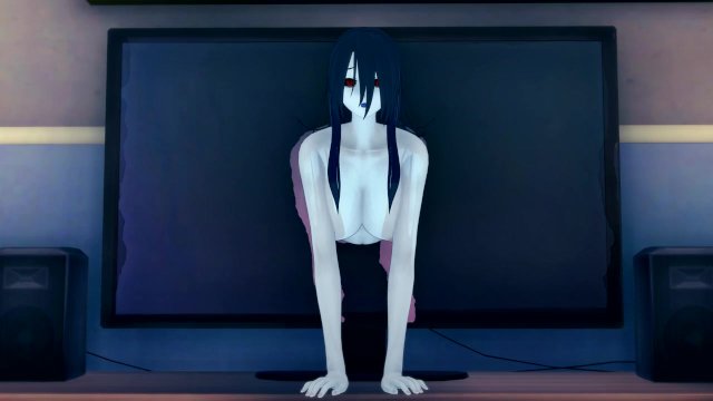 Spook by Sadako but she..