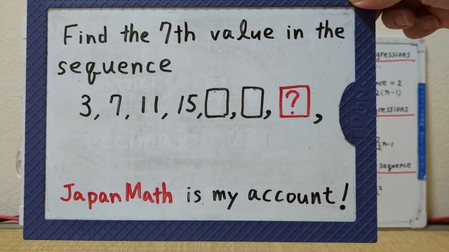 Find the 7th value in the..