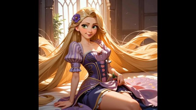 Rapunzel luna de miel anime..