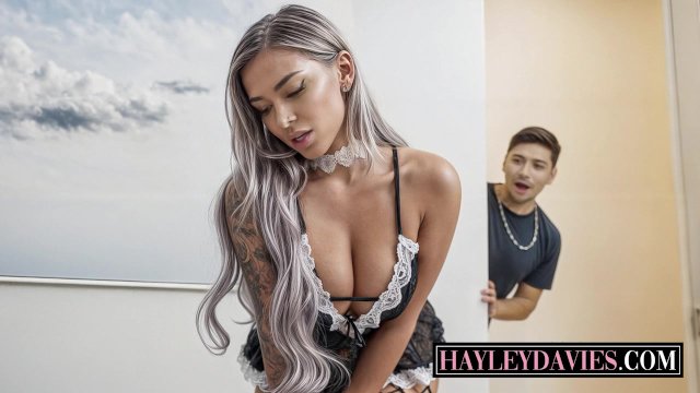 Busty Blonde Maid & Wild..
