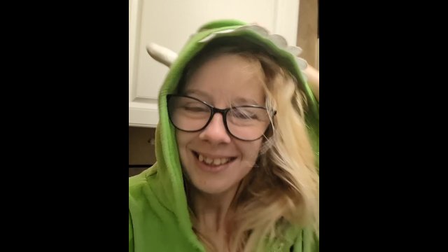 Holding my pee in my Monster..