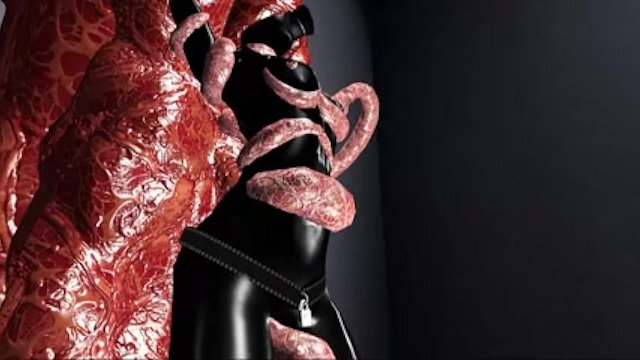 Rubber Girl Rides Machine,..